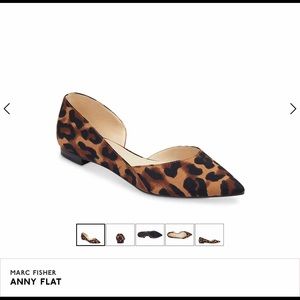 Marc Fisher Anny Leopard Flats SZ 9